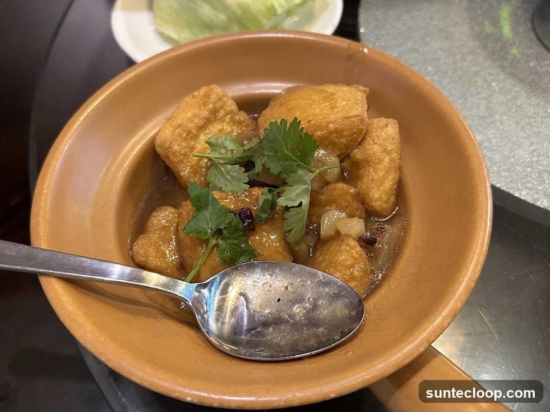 Fried Tofu with Sauce