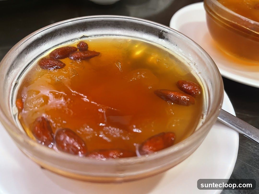 Dessert with Goji Berries
