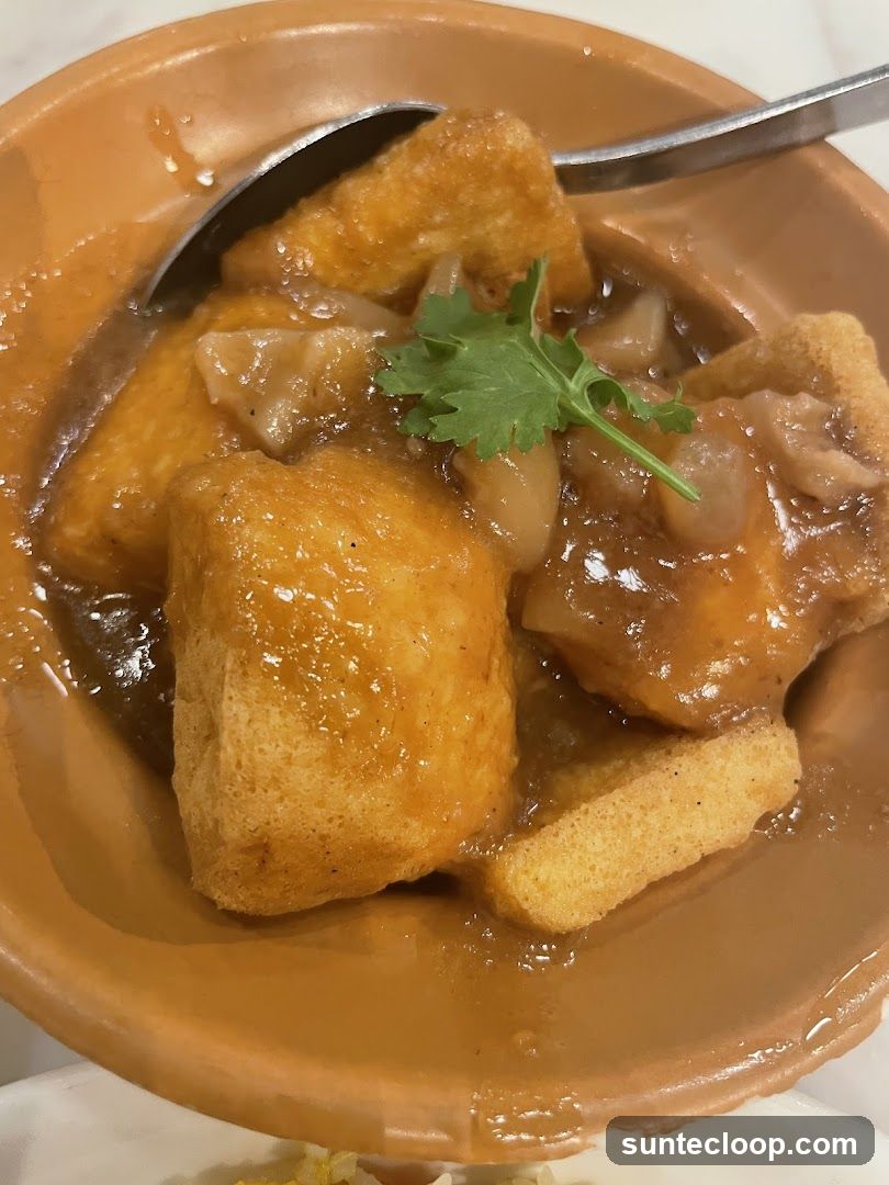 Fried Tofu with Sauce