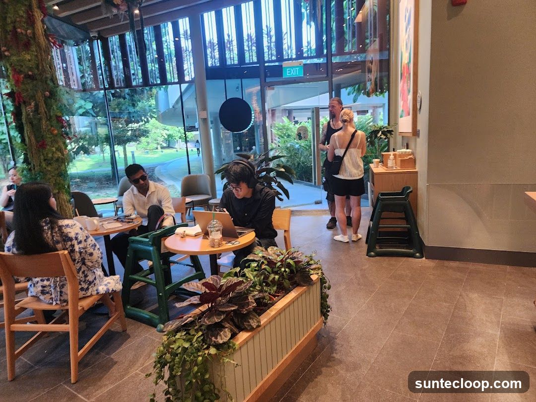 People in a cafe