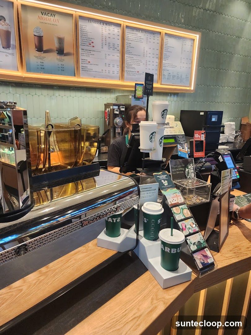 Starbucks Counter