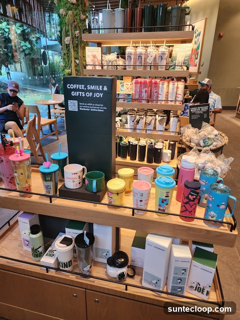 Starbucks Merchandise Display