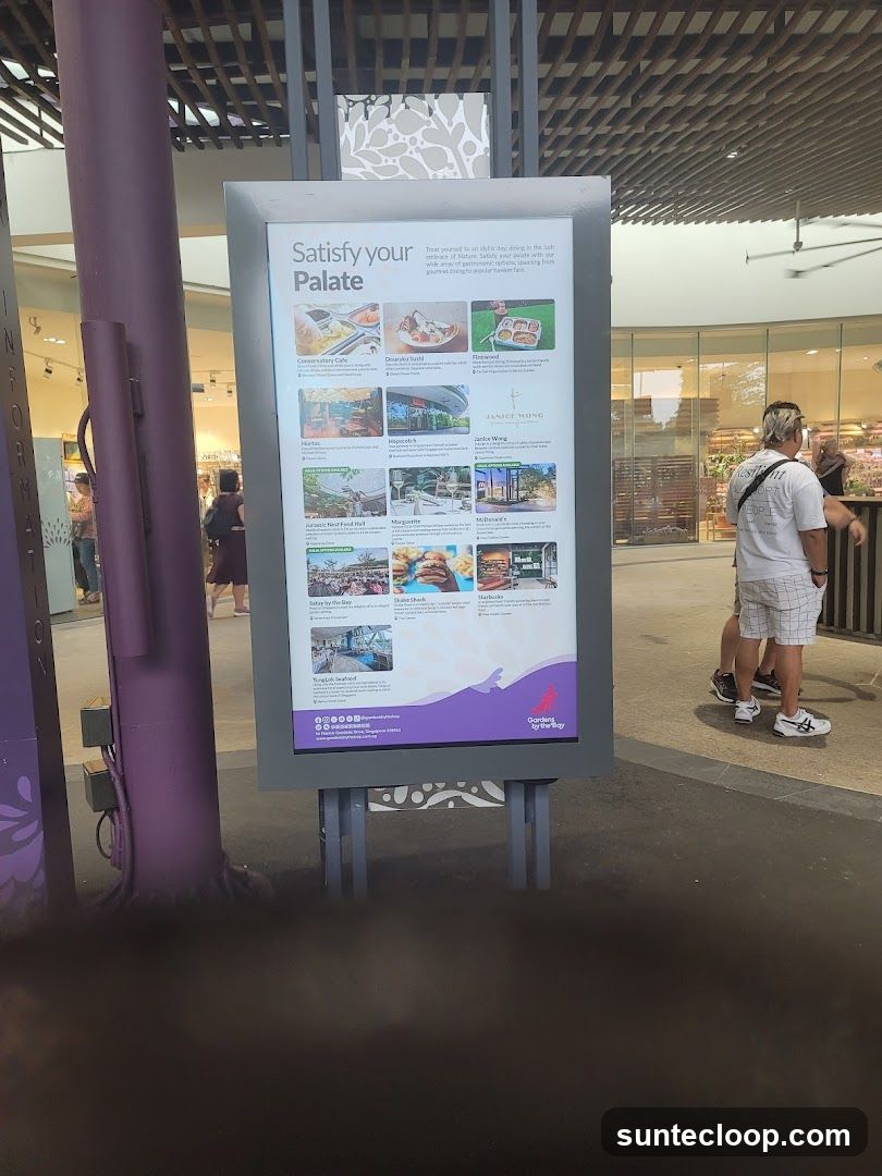 Gardens by the Bay Dining Guide