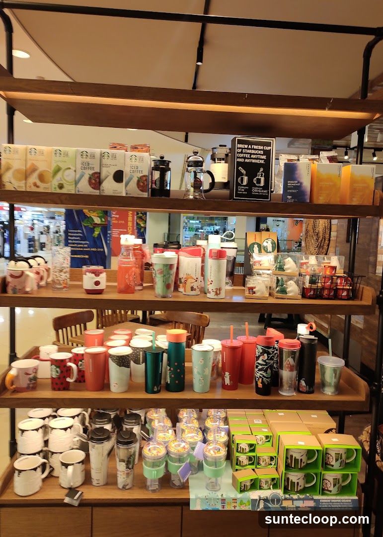Starbucks Merchandise Display