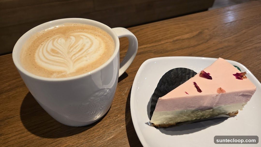 Latte and Cake
