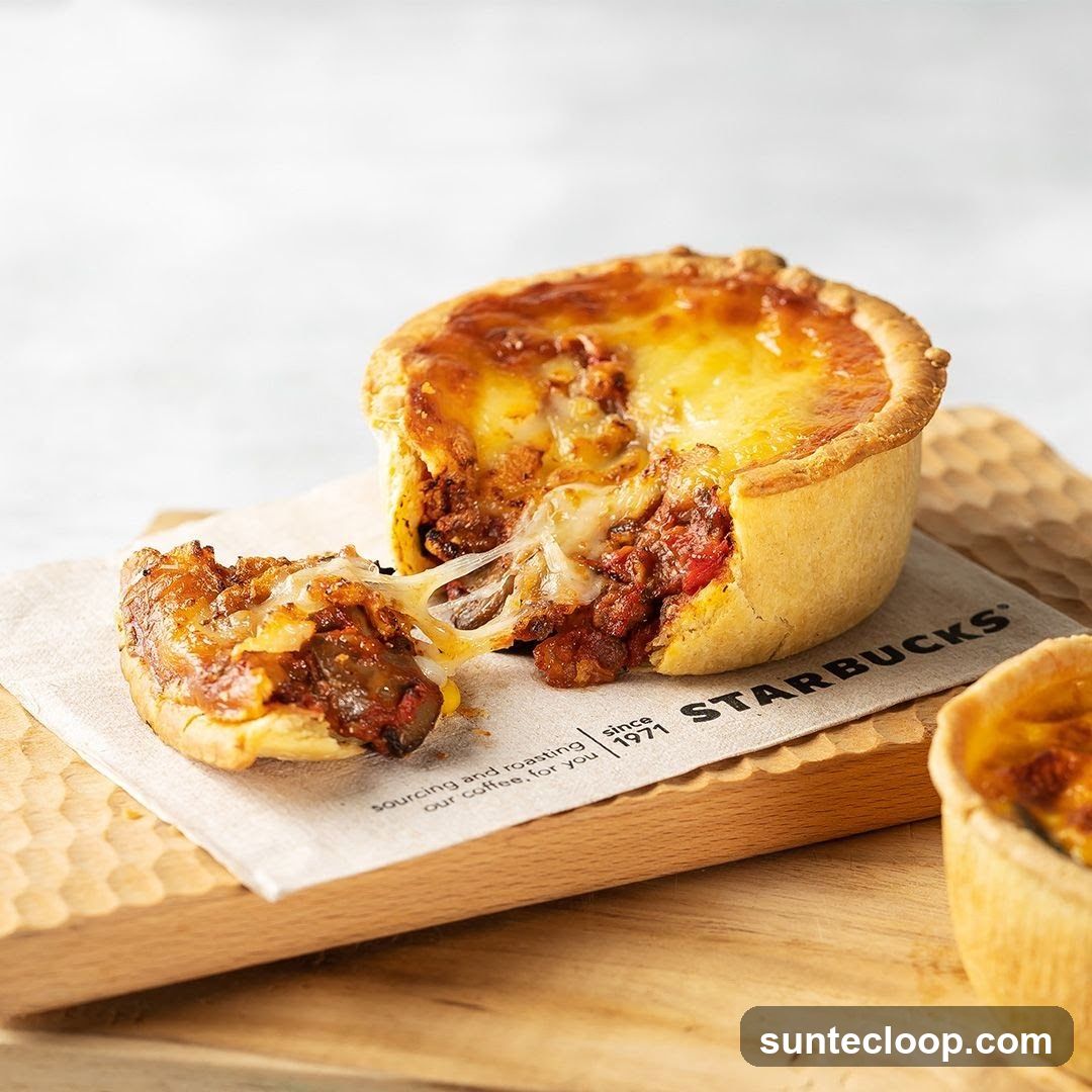 Savory Pie with Melted Cheese