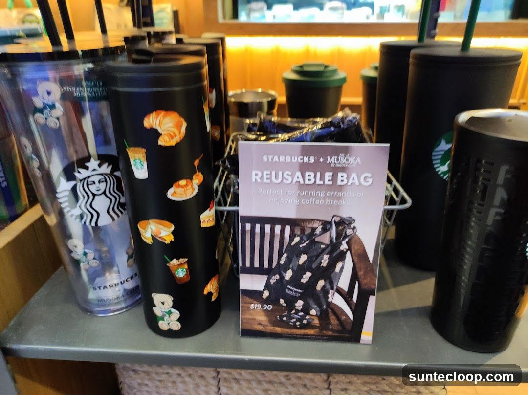 Starbucks Reusable Bag Display