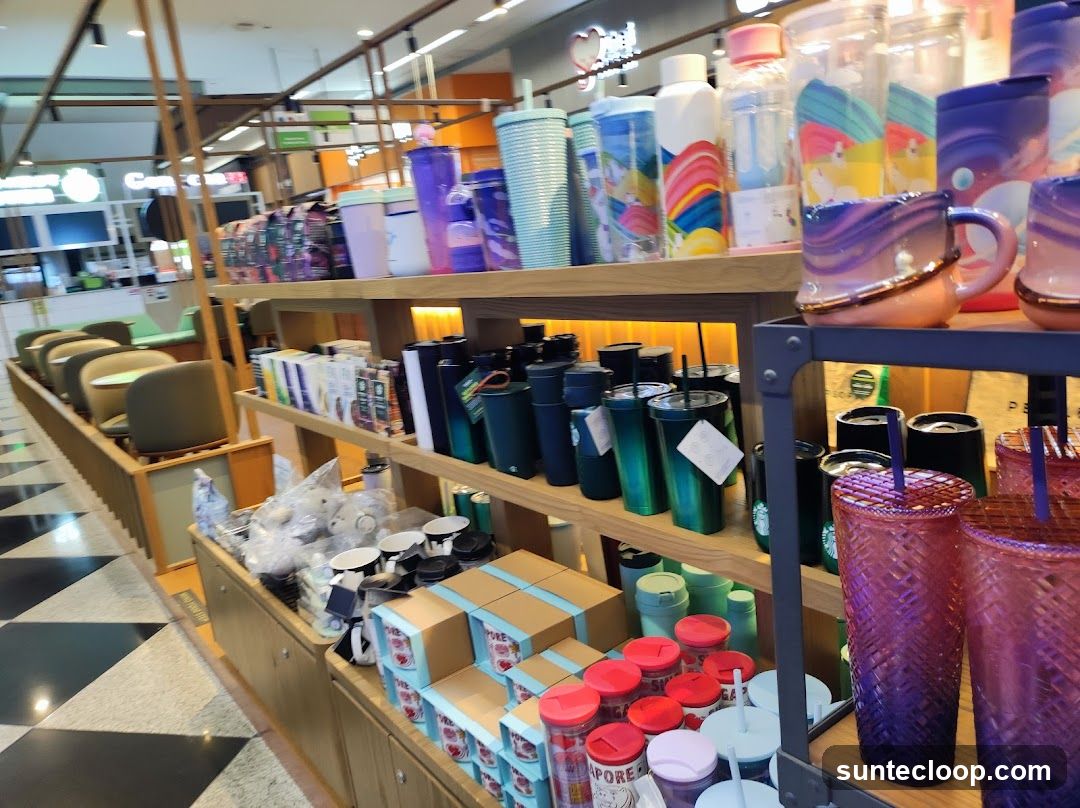 Starbucks Merchandise Display