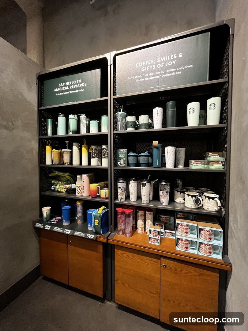 Starbucks Merchandise Display