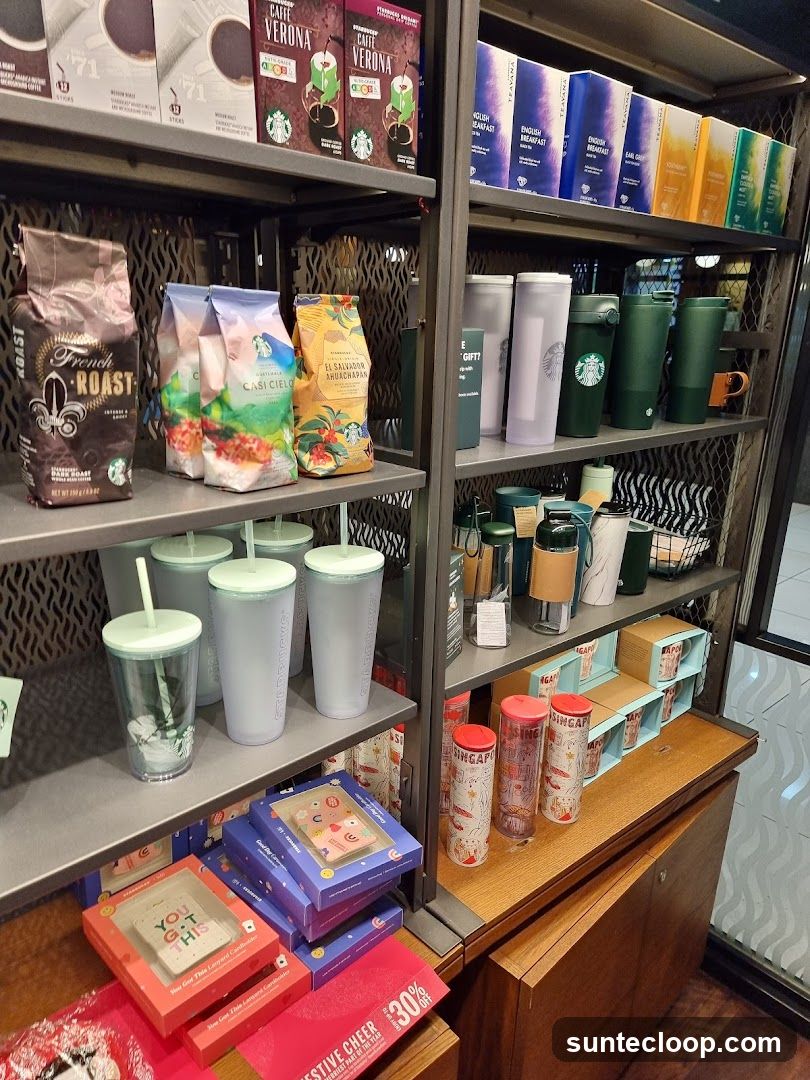 Starbucks Merchandise Display