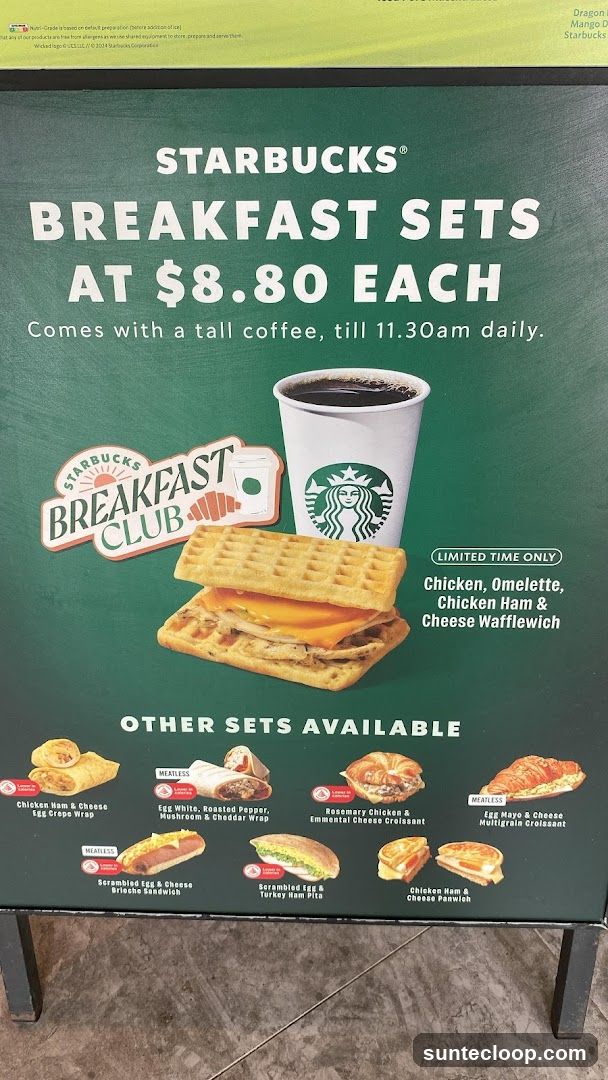 Starbucks Breakfast Sets