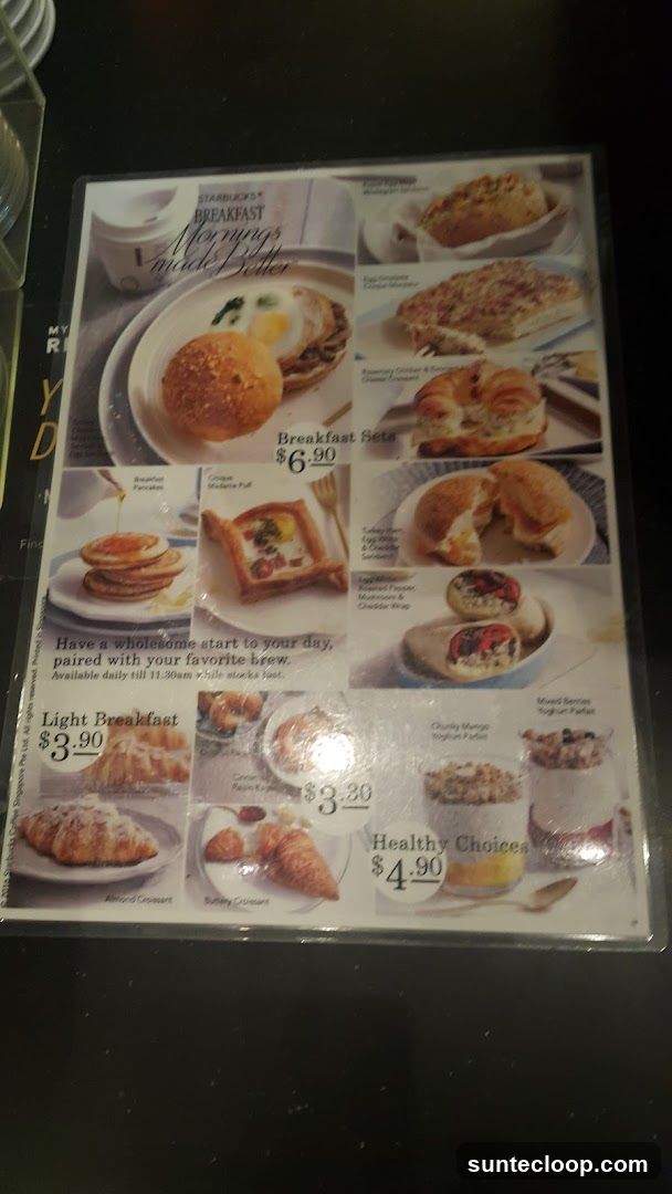Starbucks Breakfast Menu