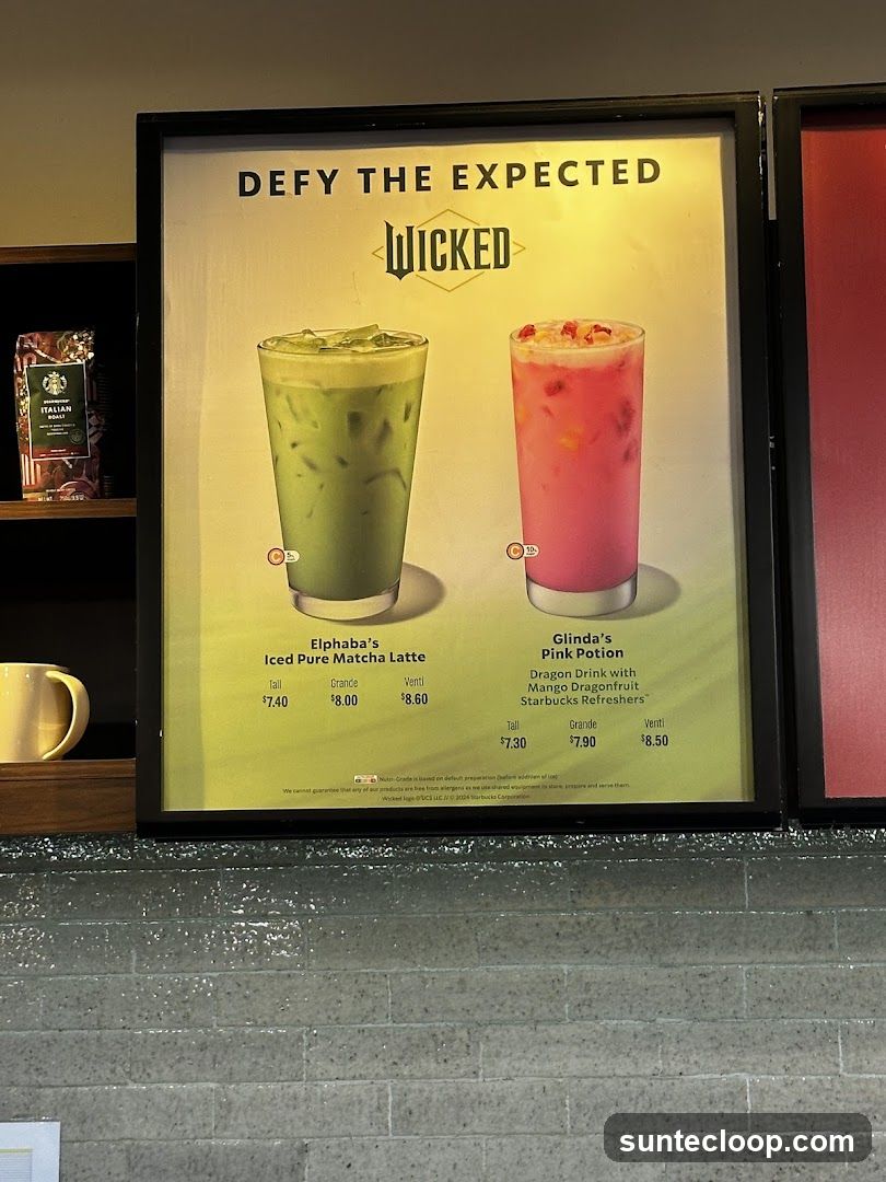 Wicked Menu