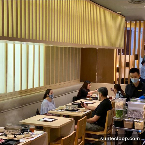 Diners at a Hot Pot Restaurant