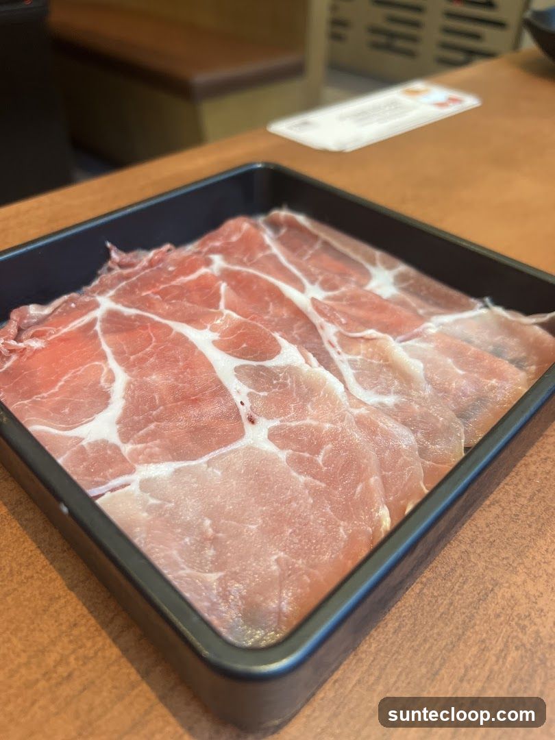Thinly Sliced Meat