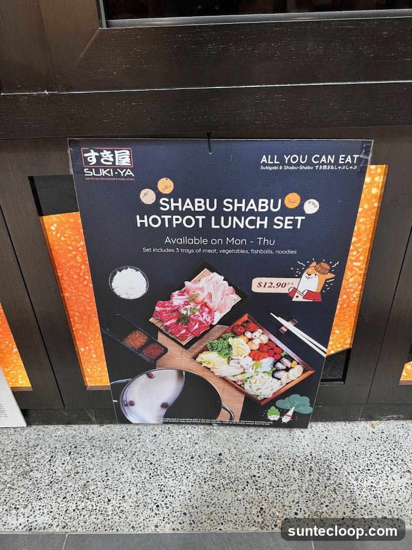Shabu Shabu Hotpot Lunch Set