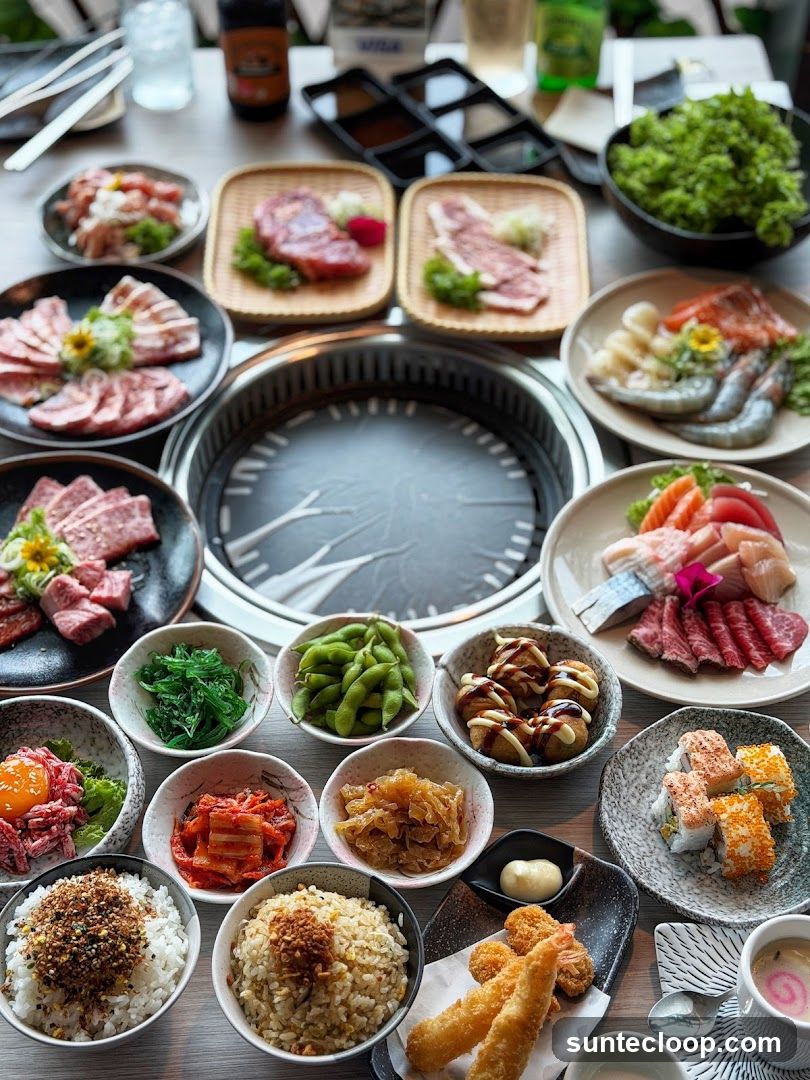 Assortment of Japanese Dishes