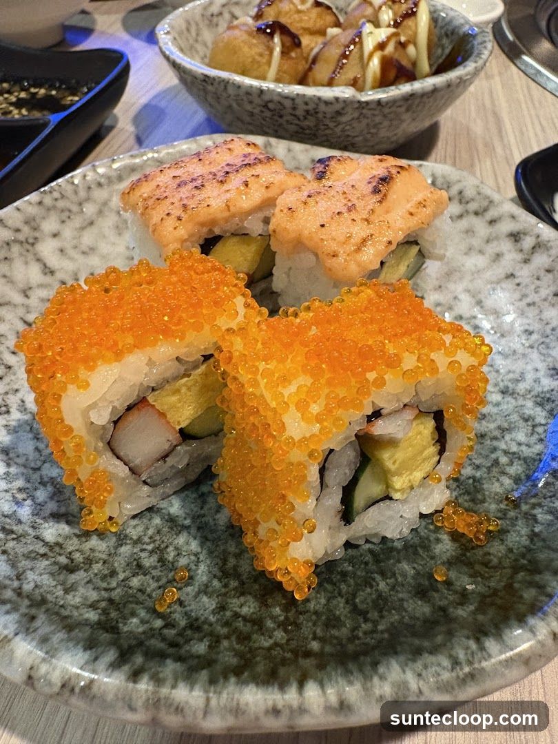 Sushi and Takoyaki