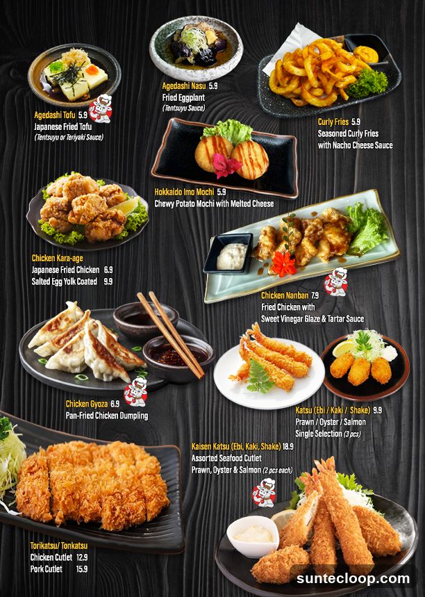 Japanese Appetizers and Fried Dishes