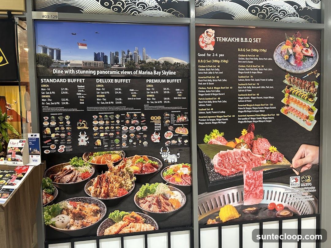 Buffet and BBQ Set Menu