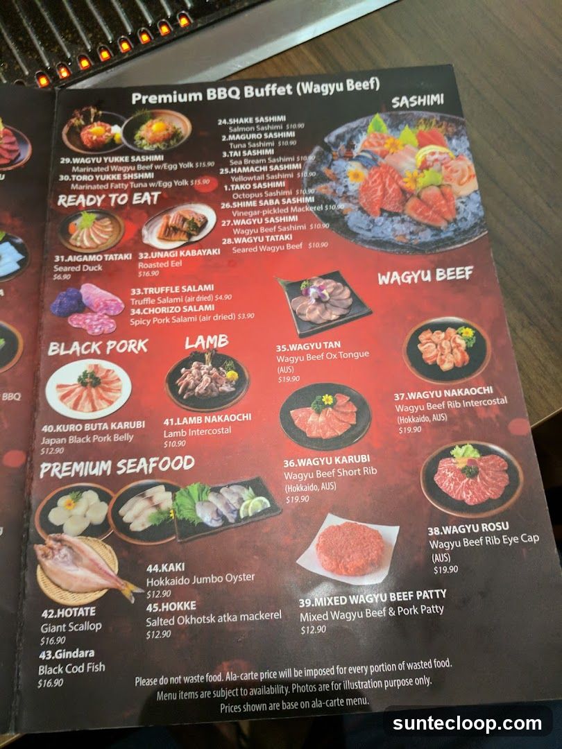 Premium BBQ Buffet (Wagyu Beef)