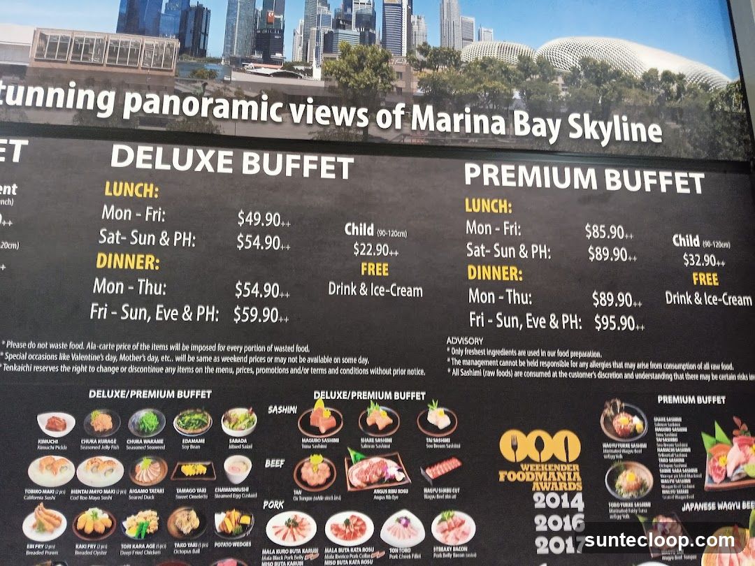 Deluxe and Premium Buffet Menu