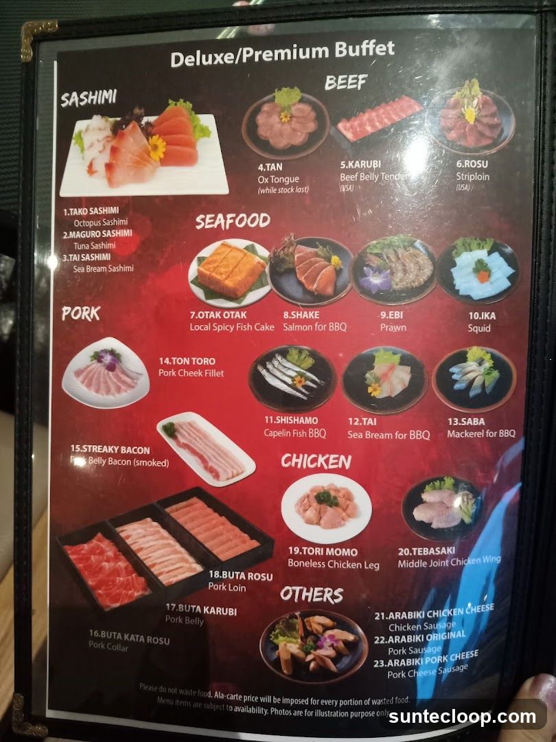 Deluxe/Premium Buffet