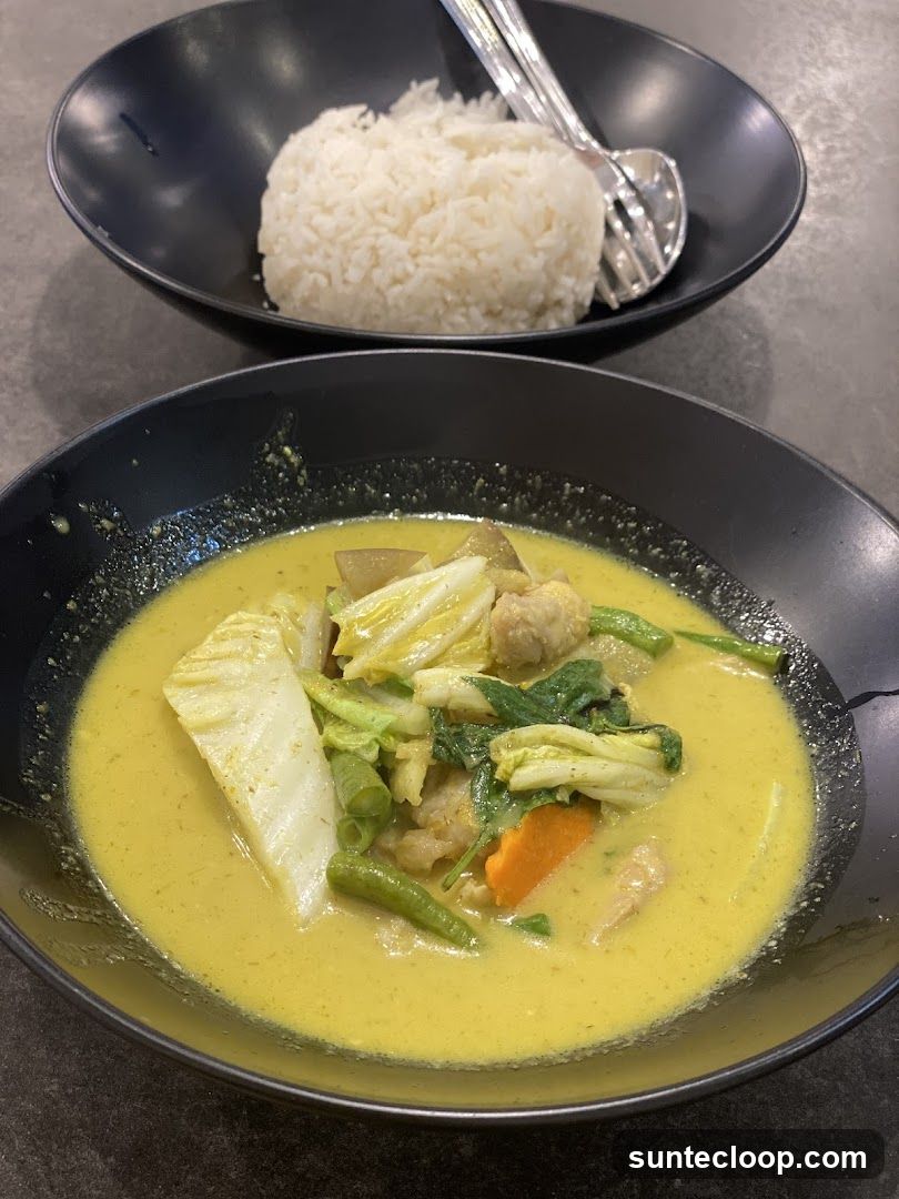 Green Curry with Rice