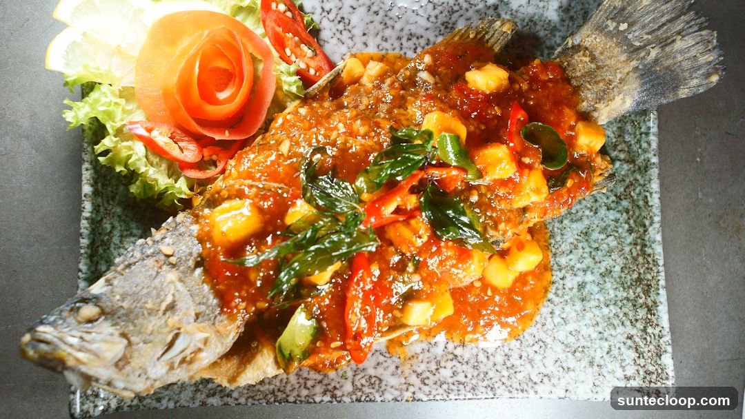 Fried Fish with Sweet and Sour Sauce