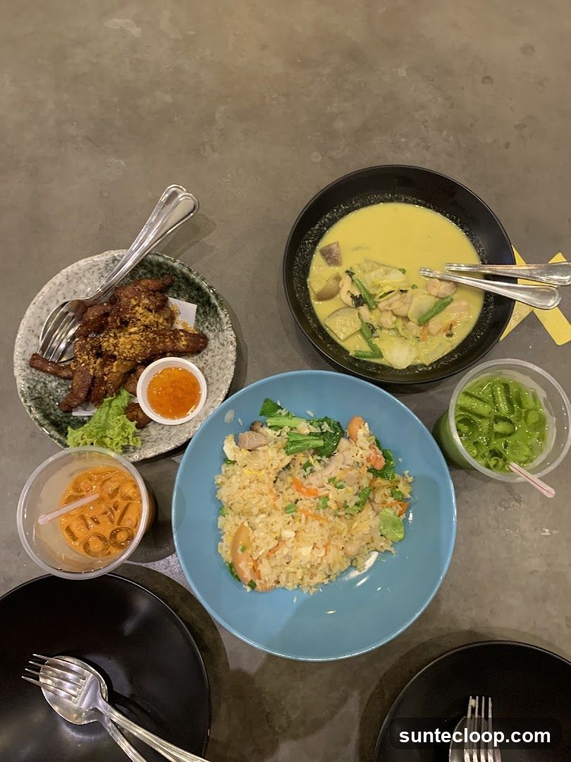 Thai Food Spread