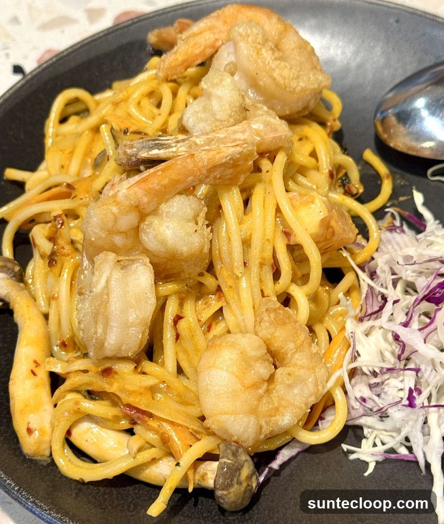 Spaghetti with Shrimp
