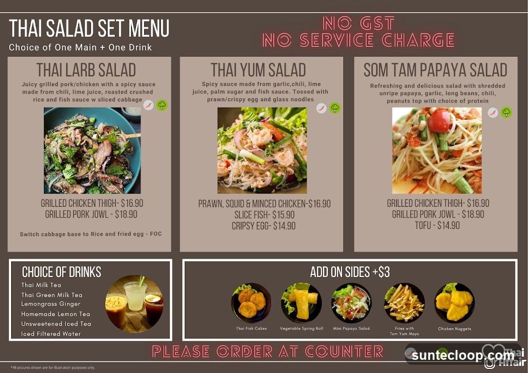 THAI SALAD SET MENU