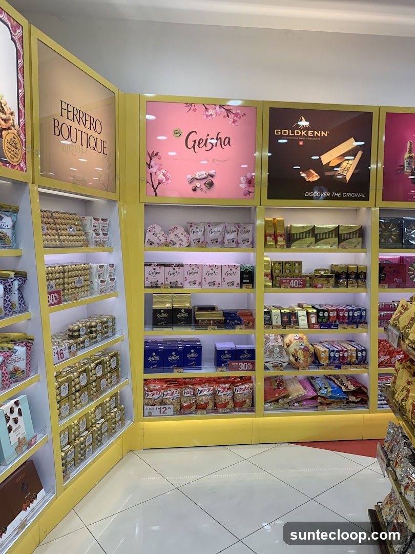 Chocolate Boutique Display