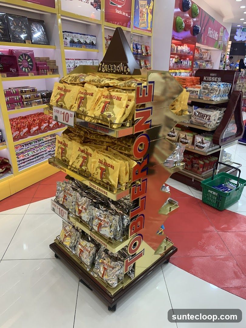 Toblerone Display