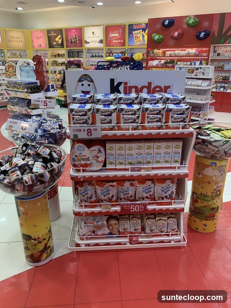 Kinder Chocolate Display