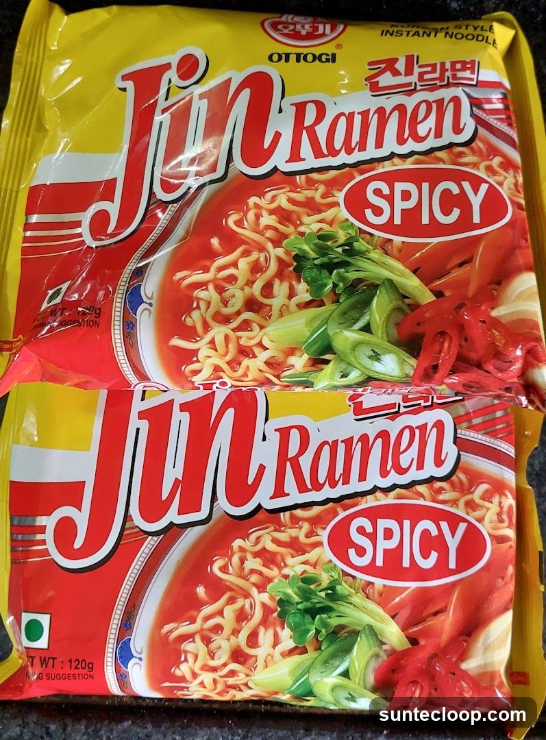 Ottogi Jin Ramen Spicy Instant Noodles