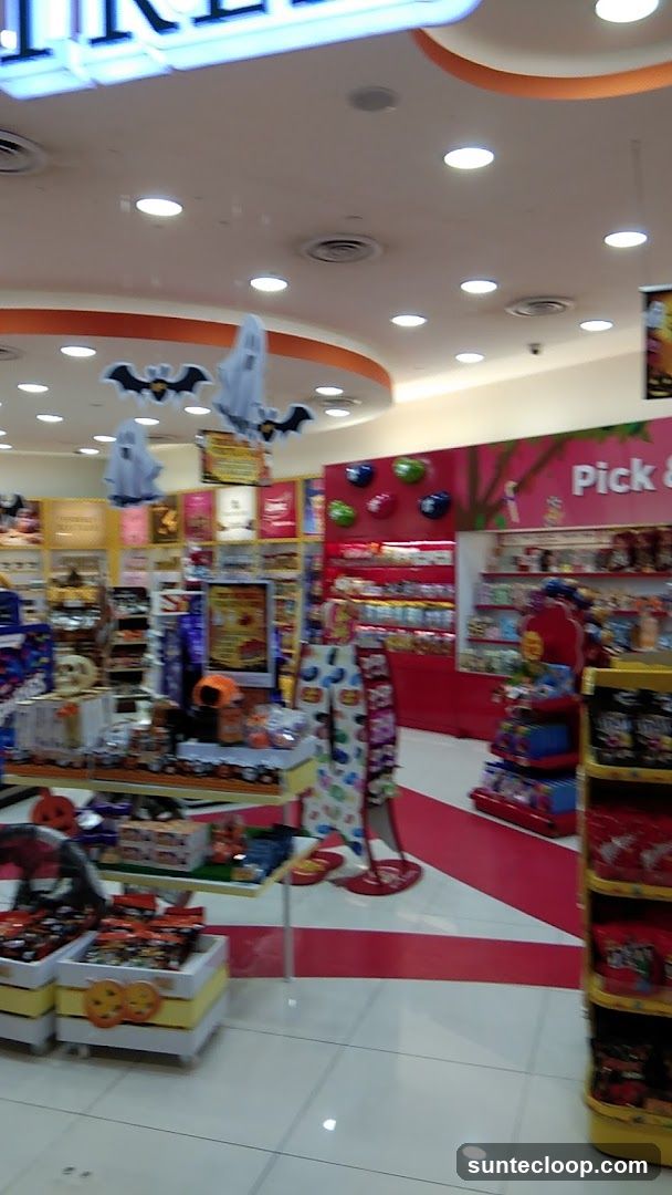 Halloween-themed candy store