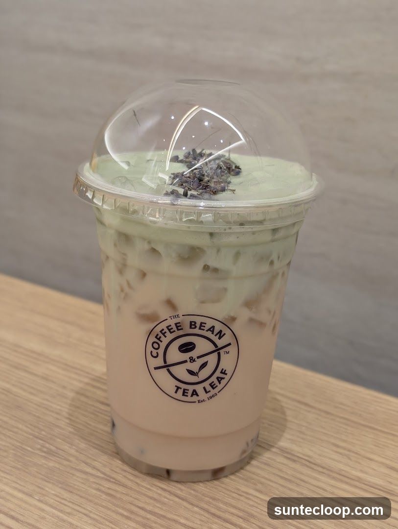 Iced Lavender Latte