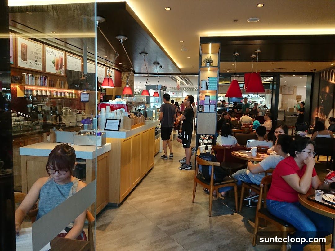 Busy Cafe Interior