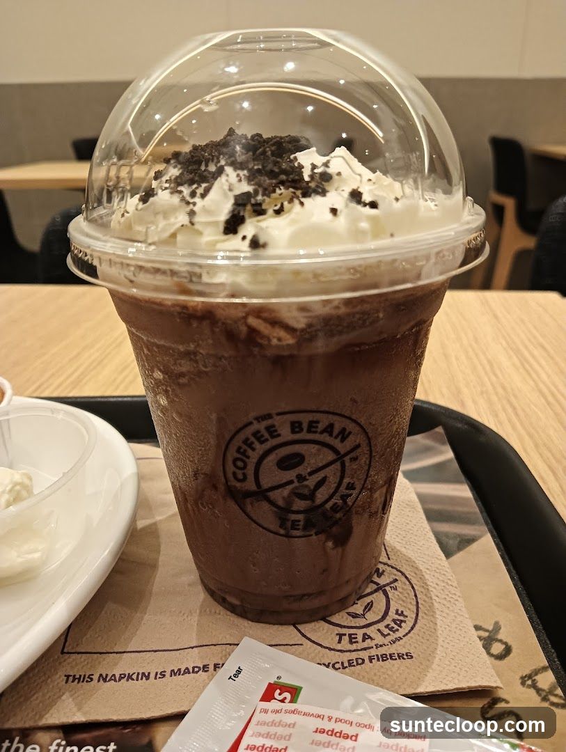 Chocolate Frappuccino with Whipped Cream