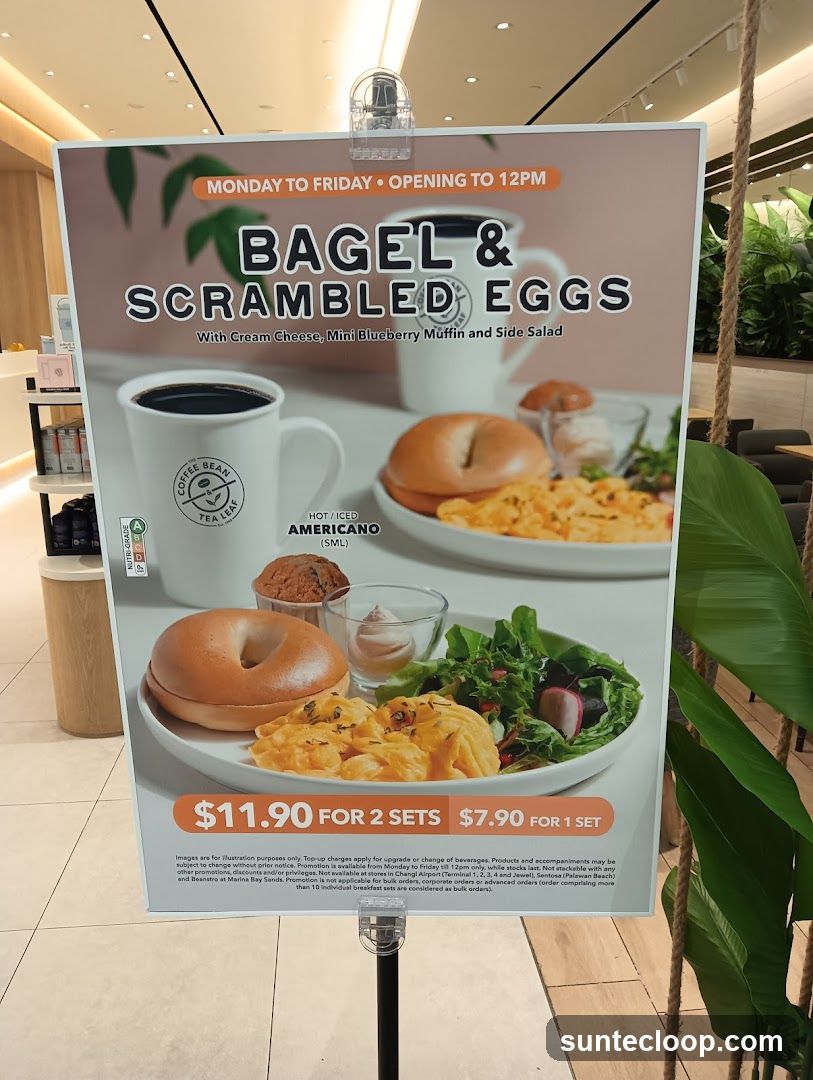 Bagel & Scrambled Eggs Promotion