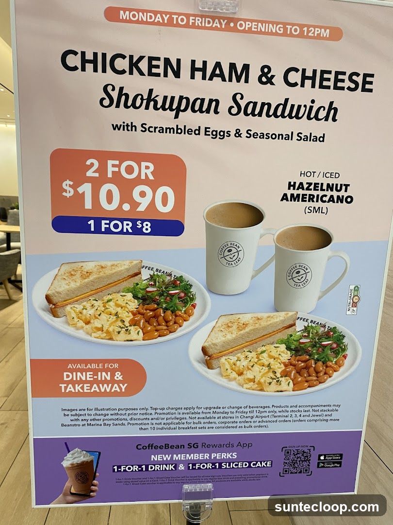 Chicken Ham & Cheese Shokupan Sandwich Promotion