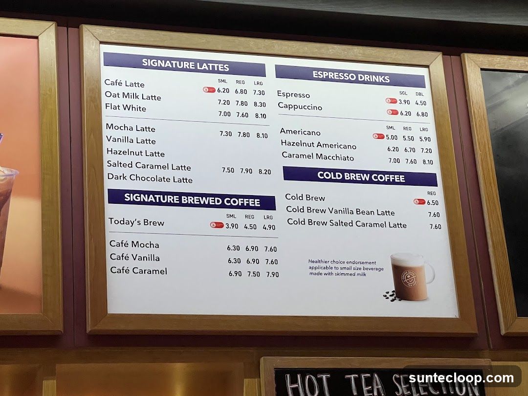 Coffee Menu