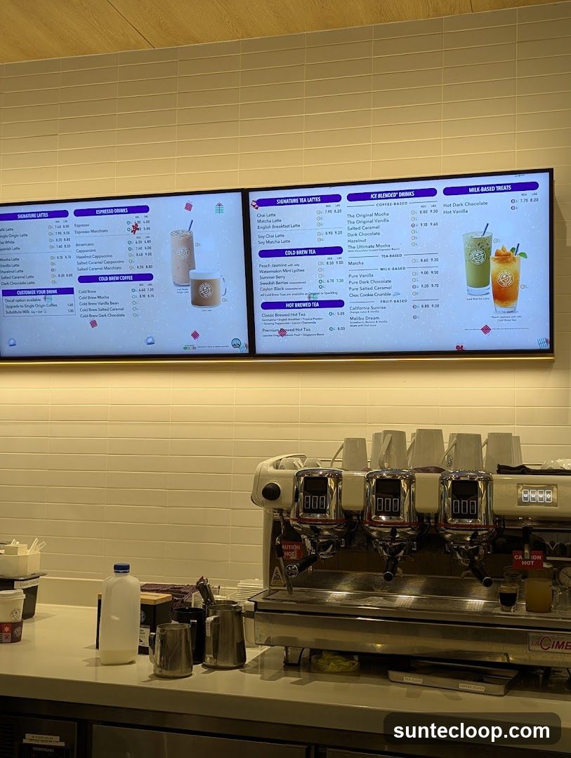 Coffee Menu