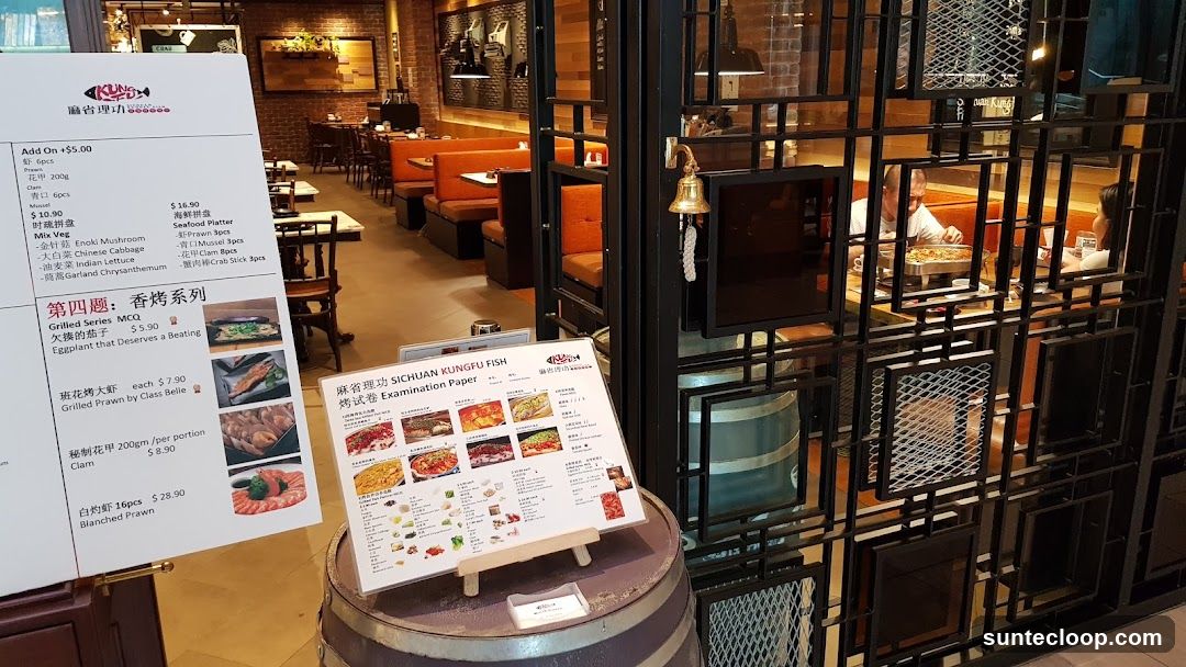 Restaurant Menu Display