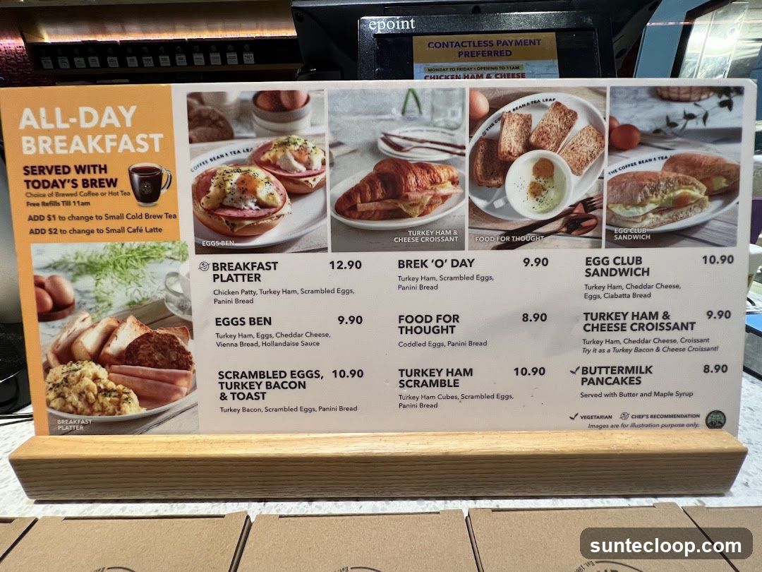 All-Day Breakfast Menu