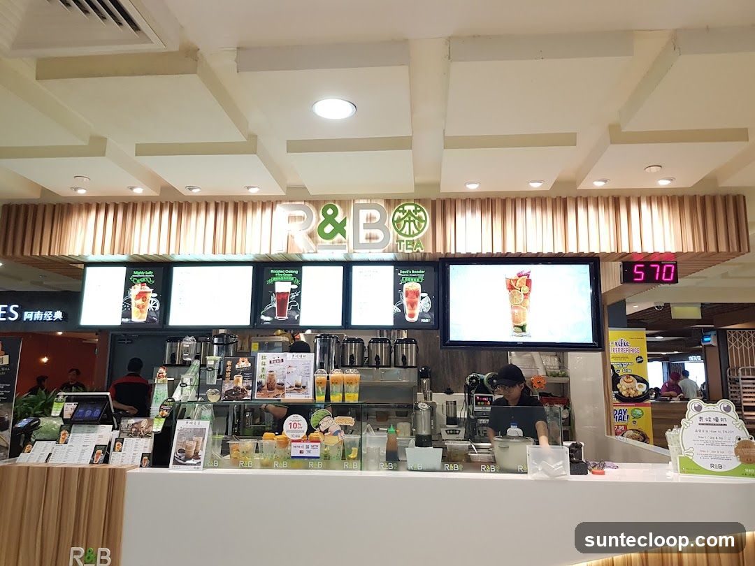 R&B Tea Shop Counter