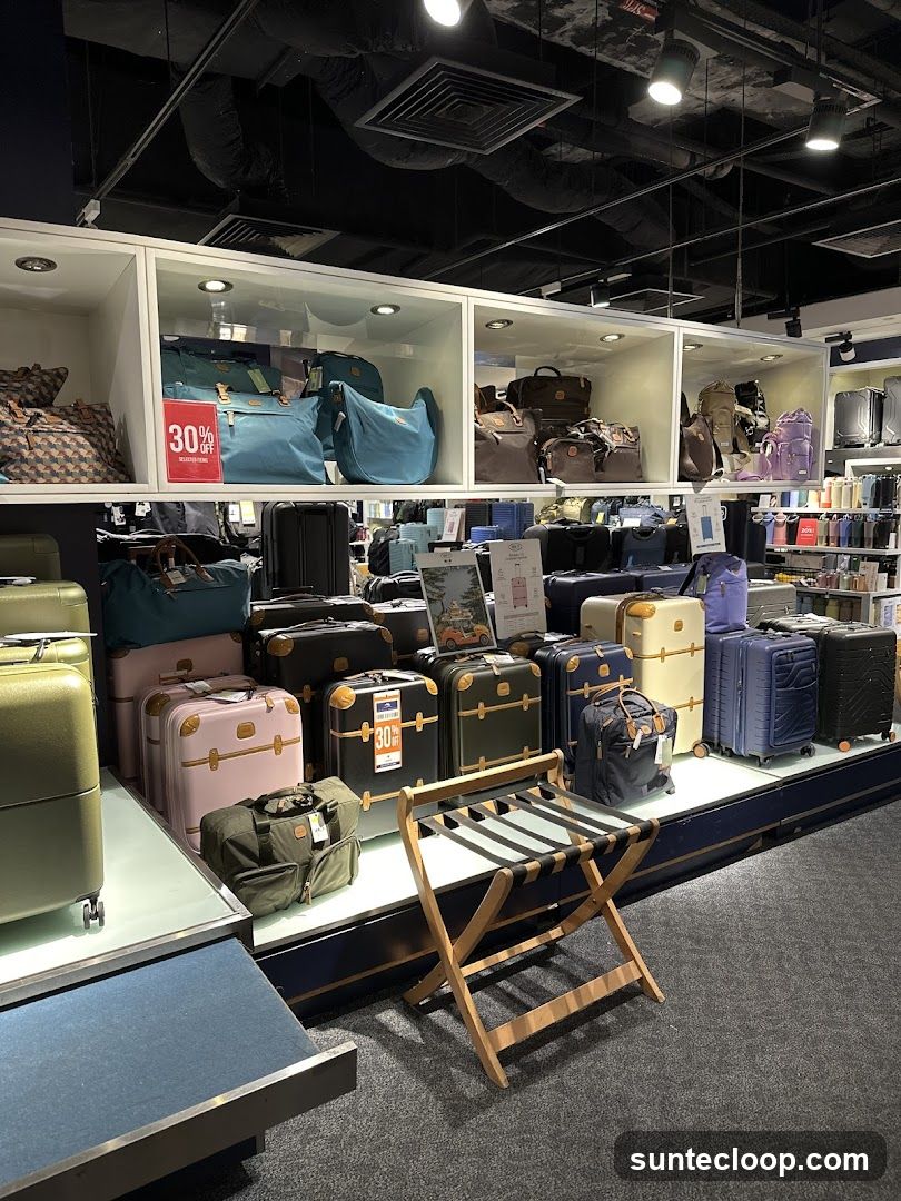 Luggage Store Display