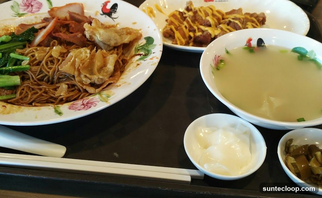 Noodles with Char Siu and Wontons