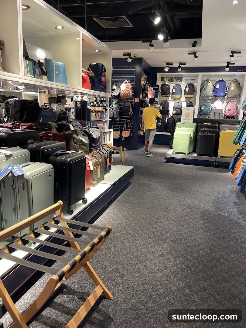 Luggage Store Interior